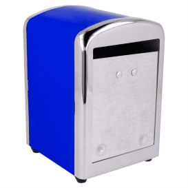 Dozownik Mini Serwis Stal Niebieski 10,5x9,7x14cm (12 Sztuk)