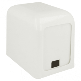 Dozownik Mini Serwis Plastikowe Białe 15x10x12,5cm (12 Sztuk)