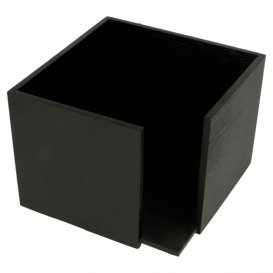 Serwetnik Koktajl Bambusowe Czarni 13,5x13,5x10cm (1 Sztuk)