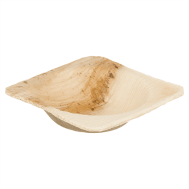 Mini Miski Liści Palmowych 5x5x2cm (25 Sztuk)