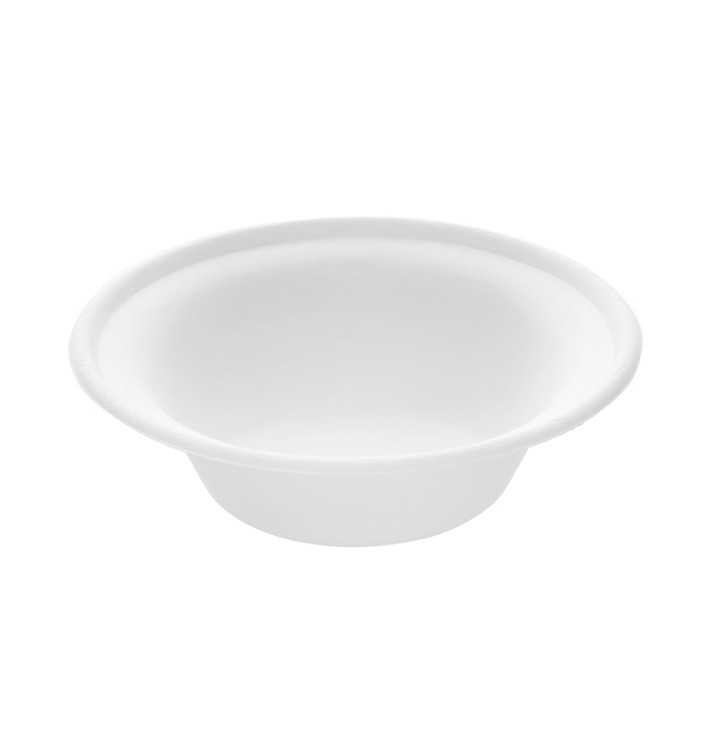 Miski Trzciny Cukrowej Białe 400ml (400 Sztuk) Miski Trzciny Cukrowej Białe 400ml (400 Sztuk)