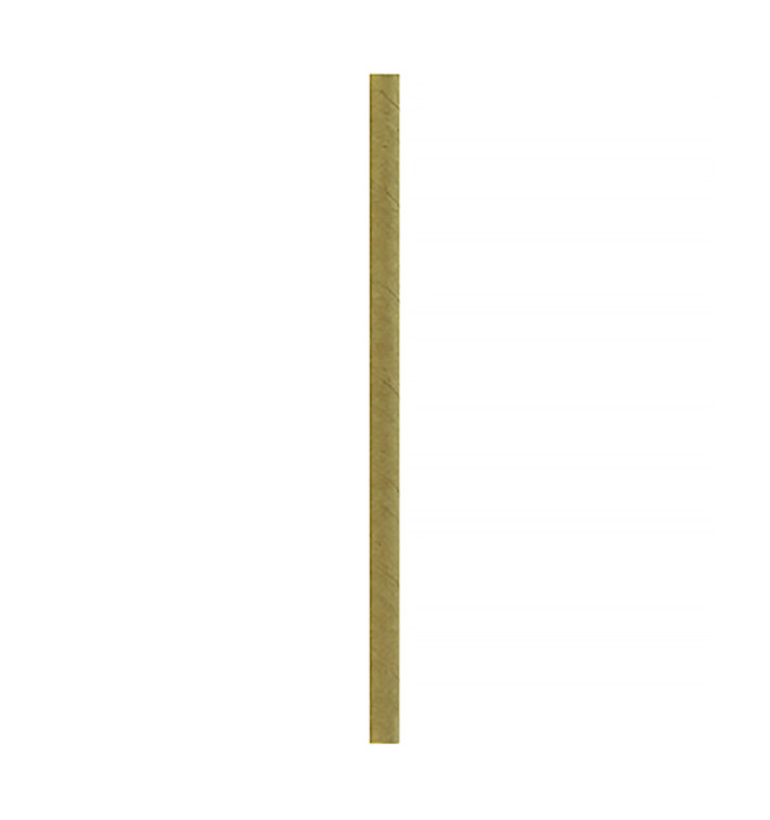 Słomki Prosto Papierowe Kraft Smoothie Ø8mm 24cm (3000 Sztuk) Słomki Prosto Papierowe Kraft Smoothie Ø8mm 24cm (3000 Sztuk)