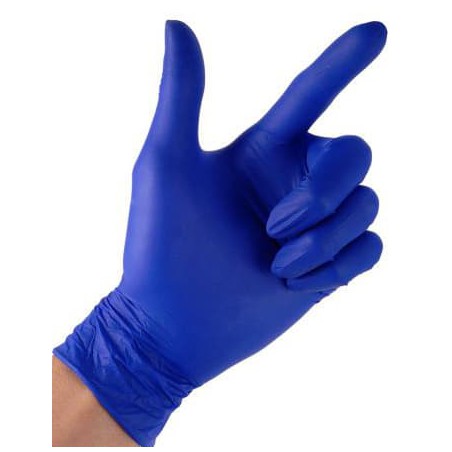 Rękawiczki Nitrylowe bez Talk Niebieski Rozmiar S 4,5G (100 Sztuk)