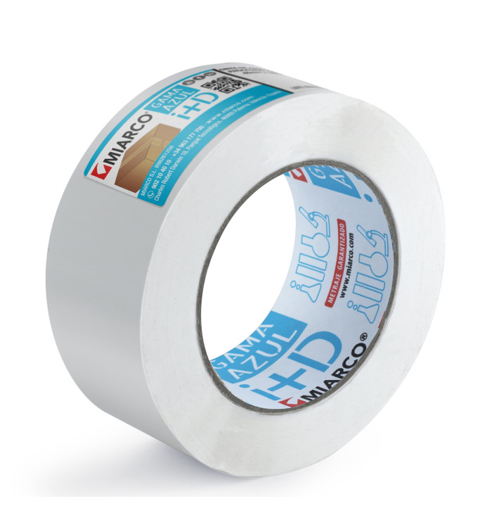 Adhesive Tape Roll PP 4,8cmx132m White (36 Units) Adhesive Tape Roll PP 4,8cmx132m White (36 Units)