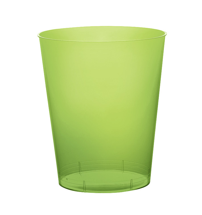 Kubki Plastikowe Księżyc Zielony Limonka Przezroczyste PS 350ml (20 Sztuk) Kubki Plastikowe Księżyc Zielony Limonka Przezroczyste PS 350ml (20 Sztuk)