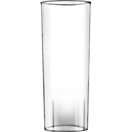Kubki Plastikowe Księżyc Przezroczyste PS 300ml (10 Sztuk)