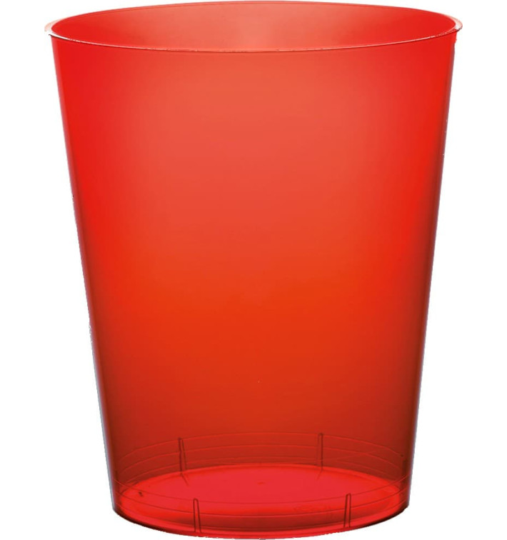 Kubki Plastikowe Księżyc Czerwerne Przezroczyste PS 350ml (400 Sztuk) Kubki Plastikowe Księżyc Czerwerne Przezroczyste PS 350ml (400 Sztuk)
