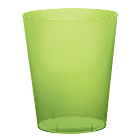 Kubki Plastikowe Księżyc Zielony Limonka Przezroczyste PS 350ml (400 Sztuk)