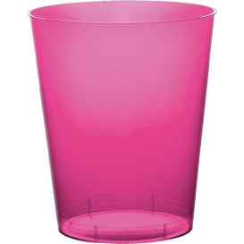 Kubki Plastikowe Księżyc Fuchsia Przezroczyste PS 350ml (400 Sztuk)