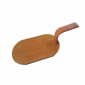 Mini Łopata Bambusowe Naturalne z Pokrywką 8x5 cm (400 Sztuk)