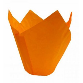 Formy do Muffinek Tulipan Ø50x50/80 mm Orange (2000 Sztuk)