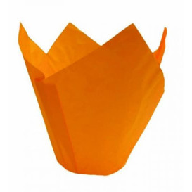 Formy do Muffinek Tulipan Ø50x50/80 mm Orange (2000 Sztuk)