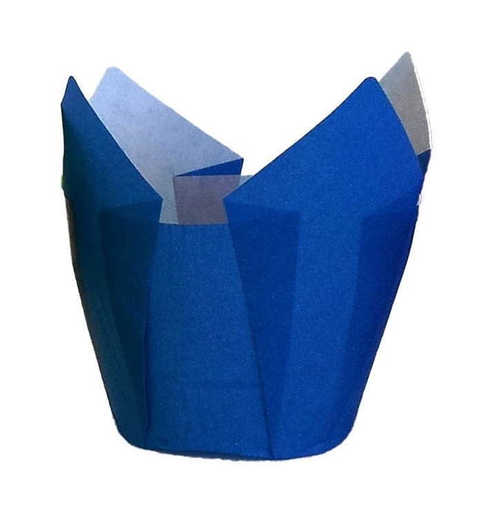 Formy do Muffinek Tulipan Ø50x50/80 mm Niebieski (125 Sztuk) Formy do Muffinek Tulipan Ø50x50/80 mm Niebieski (125 Sztuk)