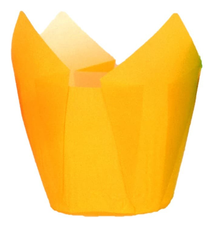 Formy do Muffinek Tulipan Ø50x50/80 mm Żółty (2000 Sztuk) Formy do Muffinek Tulipan Ø50x50/80 mm Żółty (2000 Sztuk)