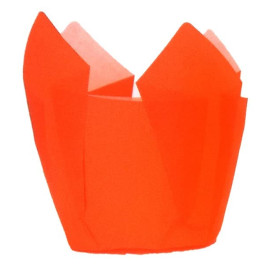 Formy do Muffinek Tulipan Ø50x50/80 mm Orange (2000 Sztuk)