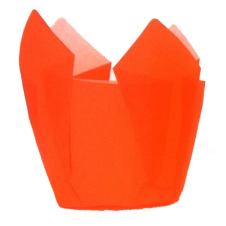 Formy do Muffinek Tulipan Ø50x50/80 mm Orange (2.000 Sztuk)