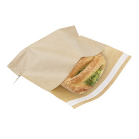 Paper Food Bag Autoseal Kraft 21x17cm (2400 Units)