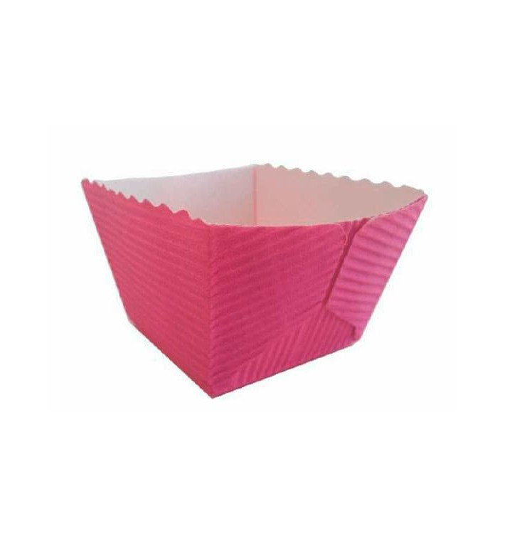 Formy do Pieczenia Kwadratowi Ø42x37 mm Fioletowa (1500 Sztuk) Formy do Pieczenia Kwadratowi Ø42x37 mm Fioletowa (1500 Sztuk)