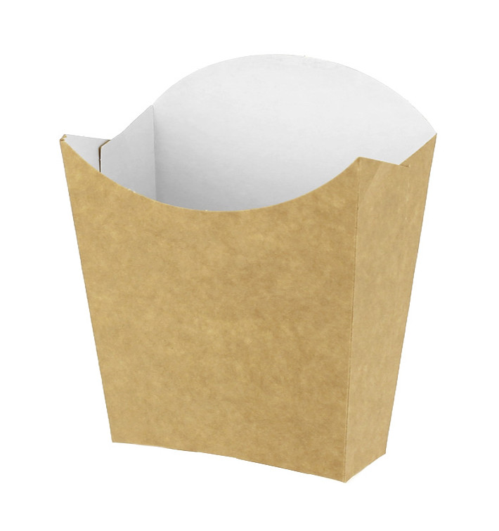 Pudełka Kraft na Frytki Małe 8,2x2,2x9cm (25 Sztuk) Pudełka Kraft na Frytki Małe 8,2x2,2x9cm (25 Sztuk)