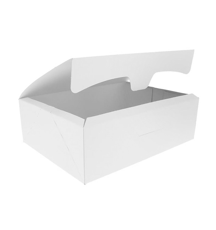 Pudełka Cukiernicze Kartonowe 25,8x18,9x8cm 2Kg Białe (25 Sztuk) Pudełka Cukiernicze Kartonowe 25,8x18,9x8cm 2Kg Białe (25 Sztuk)