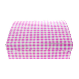 Pudełka Cukiernicze 20,4x15,8x6cm 1kg Różowe (200 Sztuk)