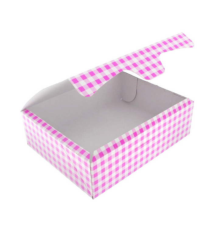 Pudełka Cukiernicze Kartonowe 20,4x15,8x6cm 1kg Różowe (20 Sztuk) Pudełka Cukiernicze Kartonowe 20,4x15,8x6cm 1kg Różowe (20 Sztuk)