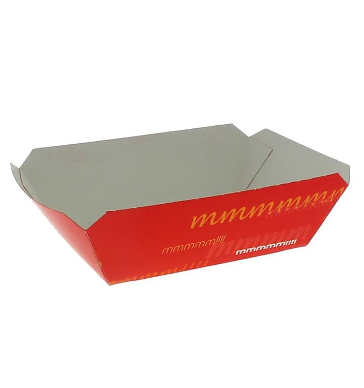 Tacki Łódki Papierowe 250ml 9,6x6,5x4,2cm (1000 Sztuk) Tacki Łódki Papierowe 250ml 9,6x6,5x4,2cm (1000 Sztuk)