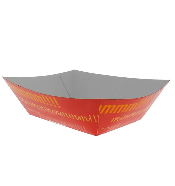 Tacki Łódki Papierowe 525ml 12,1x8,1x5,5cm (25 Sztuk) Tacki Łódki Papierowe 525ml 12,1x8,1x5,5cm (25 Sztuk)