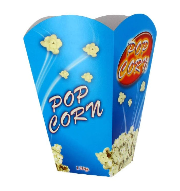 Pudełka na Popcorn Duże 150 gr 8,7x13x20,3cm (250 Sztuk) Pudełka na Popcorn Duże 150 gr 8,7x13x20,3cm (250 Sztuk)