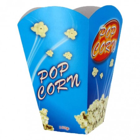 Pudełka na Popcorn Duże 150gr 8,7x13x20,3cm (250 Sztuk)