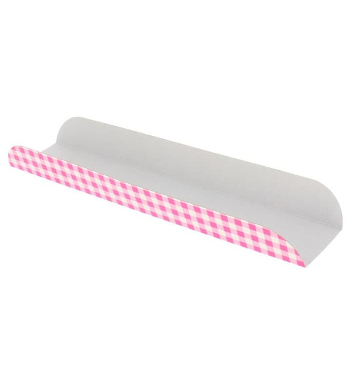 Tacki Papierowe Otwarte 30x6,1x3,2cm.Różowe (1000 Sztuk) Tacki Papierowe Otwarte 30x6,1x3,2cm.Różowe (1000 Sztuk)
