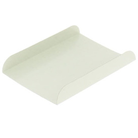 Tacki Papierowe Białe na Gofry 13,5x10cm (100 Sztuk)