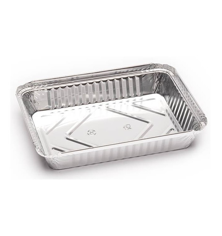 Tacki Aluminowe 1000ml 230X175x34mm (125 Sztuk) Tacki Aluminowe 1000ml 230X175x34mm (125 Sztuk)