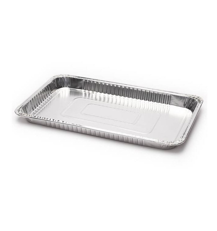 Tacki Aluminowe 525x325mm 6800ml (10 Sztuk) Tacki Aluminowe 525x325mm 6800ml (10 Sztuk)