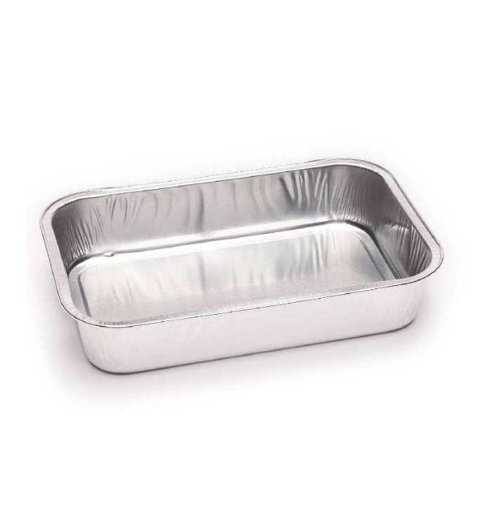 Pojemniki Aluminowe Prostokątny Gładka Ściana 330ml (1000 Sztuk) Pojemniki Aluminowe Prostokątny Gładka Ściana 330ml (1000 Sztuk)