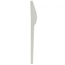 Nóż Biodegradowalny CPLA Białe 165mm (1000 Sztuk)