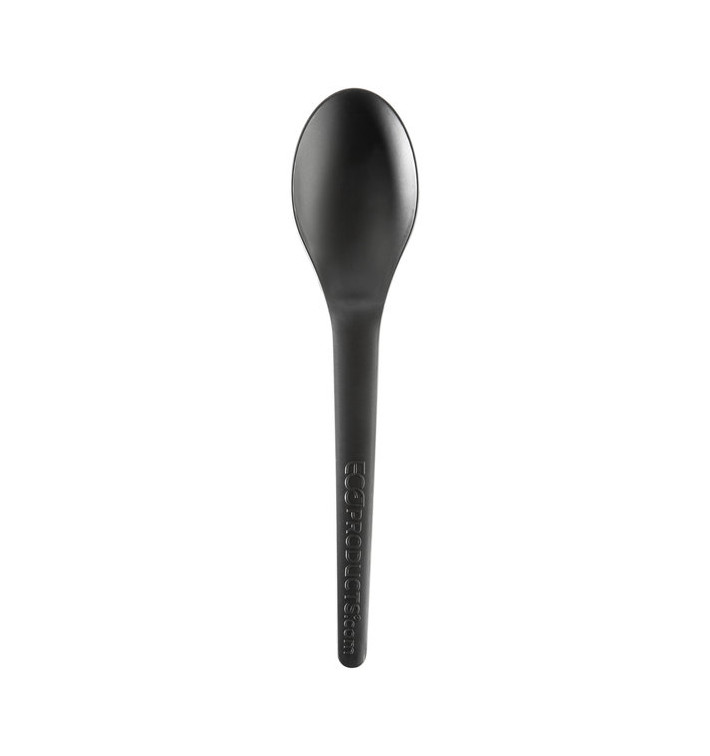 Łyżka Kompostowanie CPLA Czarni 15,0 cm (50 Sztuk) Łyżka Kompostowanie CPLA Czarni 15,0 cm (50 Sztuk)