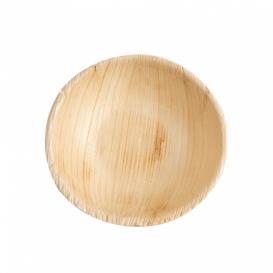 Mini Miski Liści Palmowych Ø9,6x2,5cm (500 Sztuk)