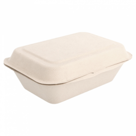 Opakowania MenuBox Trzciny Cukrowej 136x182x64mm (50 Sztuk)