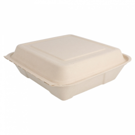 Opakowania MenuBox Trzciny Cukrowej 225x225x75mm (50 Sztuk)
