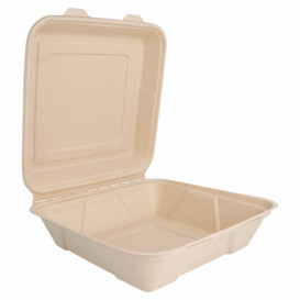 Opakowania MenuBox Trzciny Cukrowej 225x225x75mm (200 Sztuk)