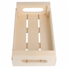 Pudełka do Prezentacji z Uchwytami Drewniane 20,5x12,5x6,5cm (1 Sztuk)