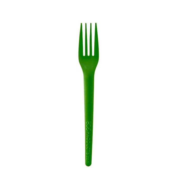 Widelczyki Kompostowanie CPLA Zielone 17,0 cm (1.000 Sztuk) Widelczyki Kompostowanie CPLA Zielone 17,0 cm (1.000 Sztuk)