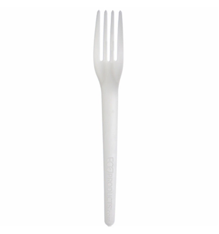 Widelczyki Kompostowanie CPLA Białe 17,0 cm (50 Sztuk) Widelczyki Kompostowanie CPLA Białe 17,0 cm (50 Sztuk)