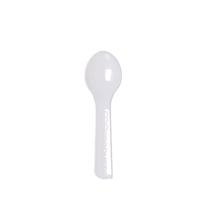 Łyżeczki Lody Kompostowanie CPLA Białe 7,5 cm (200 Sztuk) Łyżeczki Lody Kompostowanie CPLA Białe 7,5 cm (200 Sztuk)