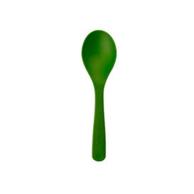 Łyżeczki Kompostowanie CPLA Zielone 11,4 cm (100 Sztuk)