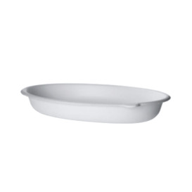 Pojemniki Ekologiczne Oval Białe 940ml (300 Sztuk)
