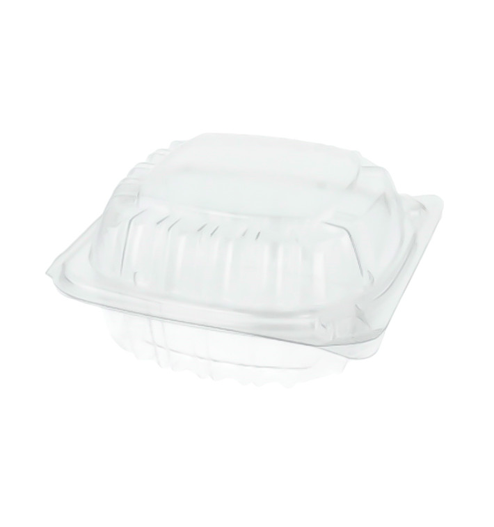 Miski z Pokrywką na Zawiasie OPS "Clear Seal" 120ml (500 Sztuk) Miski z Pokrywką na Zawiasie OPS "Clear Seal" 120ml (500 Sztuk)