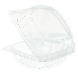 Miski z Pokrywką na Zawiasie OPS "Clear Seal" 120ml (500 Sztuk)