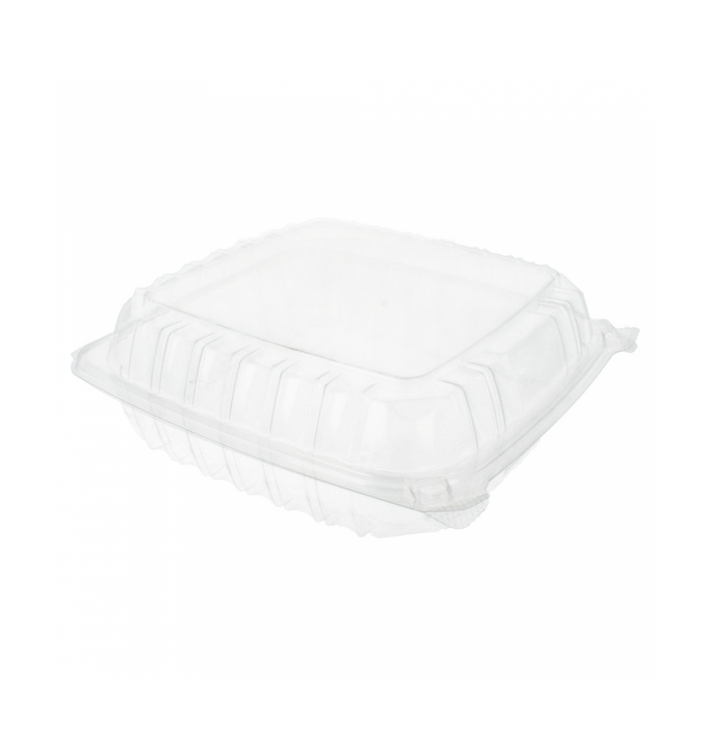 Miski z Pokrywką na Zawiasie OPS "Clear Seal" 4070ml (100 Sztuk) Miski z Pokrywką na Zawiasie OPS "Clear Seal" 4070ml (100 Sztuk)